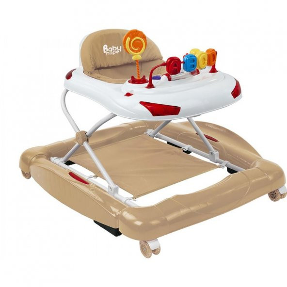 Babyhope 219 Tobby Salla Yürüteç Müzikli Oyuncaklı Lüks Yürüteç | Örümcek - 2