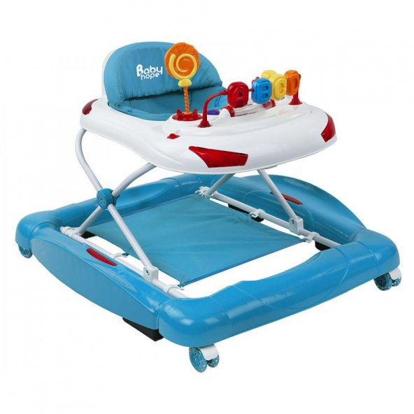 Babyhope 219 Tobby Salla Yürüteç Müzikli Oyuncaklı Lüks Yürüteç | Örümcek - 5