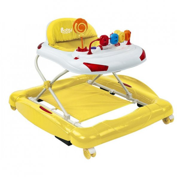 Babyhope 219 Tobby Salla Yürüteç Müzikli Oyuncaklı Lüks Yürüteç | Örümcek - 6