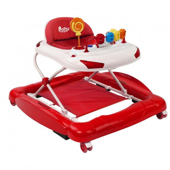 Babyhope 219 Tobby Salla Yürüteç Müzikli Oyuncaklı Lüks Yürüteç | Örümcek - 7