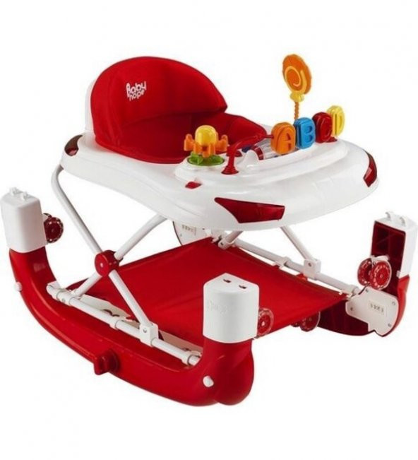 Babyhope 219 Tobby Salla Yürüteç Müzikli Oyuncaklı Lüks Yürüteç | Örümcek - 8