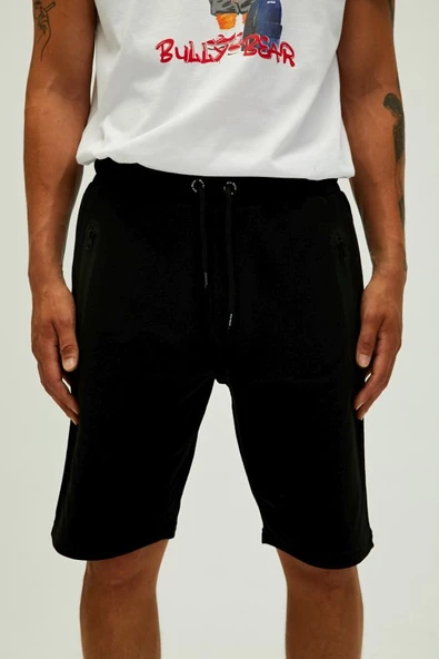Bad Bear Miles Sweatshort Erkek Şort Siyah 22.01.18.004