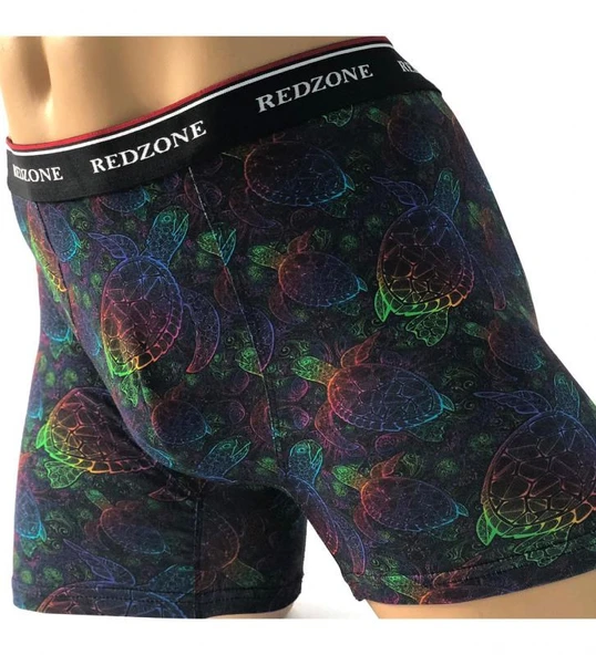 Dijital Baskılı Büyük Beden Likralı Boxer - 2