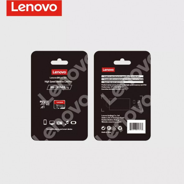 Lenovo Plus 512 GB Micro Sd Hafıza Kartı