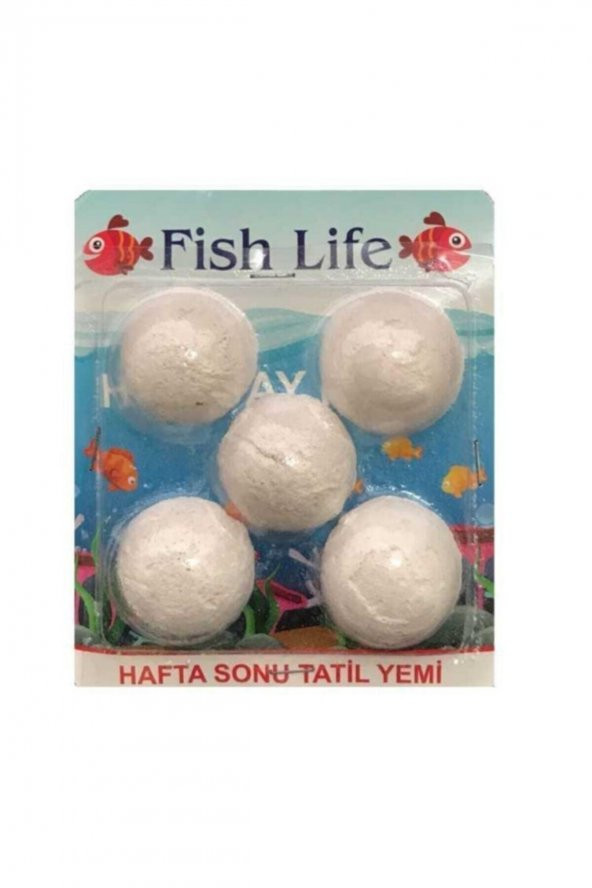 Fish Life Haftasonu Tatil Yemi 2Paket (10 Tablet İçerir)