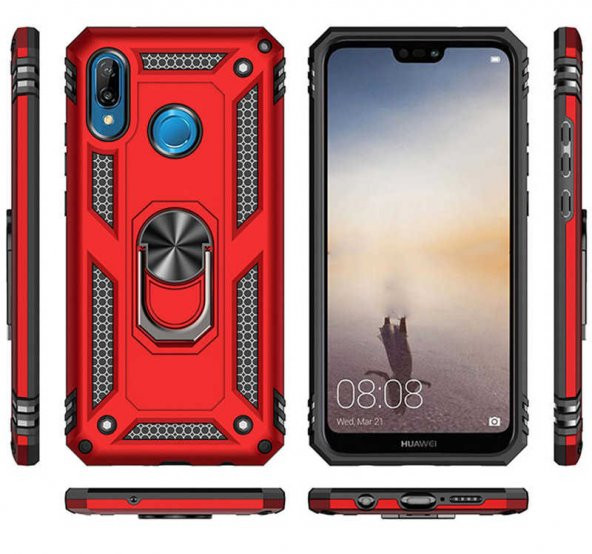Huawei P20 Lite Kılıf Zore Vega Kapak - 2