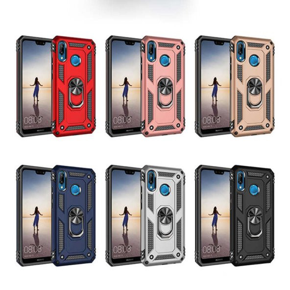 Huawei P20 Lite Kılıf Zore Vega Kapak - 7