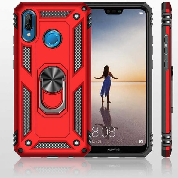 Huawei P20 Lite Kılıf Zore Vega Kapak - 9