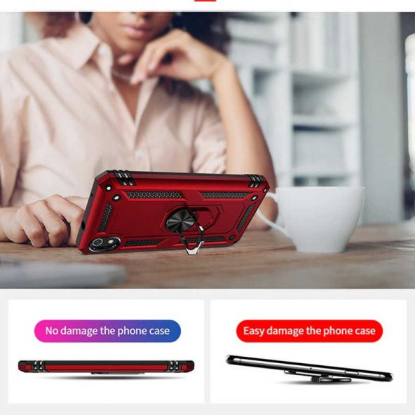 Xiaomi Redmi 7A Kılıf Zore Vega Kapak - 4