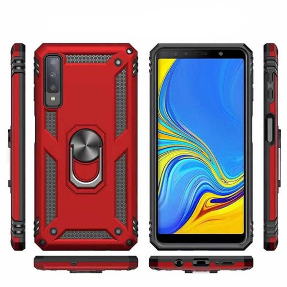 Samsung Galaxy A7 2018 Kılıf Zore Vega Kapak - 8