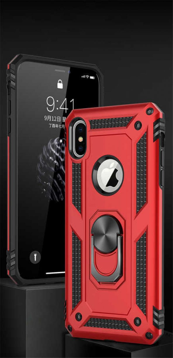 Apple iPhone X Kılıf Zore Vega Kapak - 8