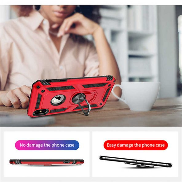 Apple iPhone X Kılıf Zore Vega Kapak - 9