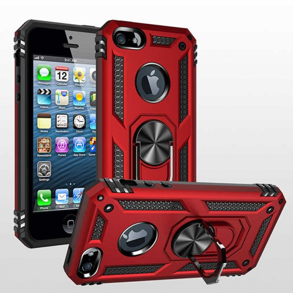 Apple iPhone 5 Kılıf Zore Vega Kapak - 8