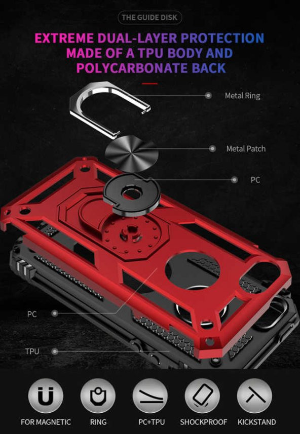 Apple iPhone 5 Kılıf Zore Vega Kapak - 9