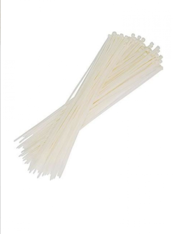 3,6X250 BEYAZ KABLO BAĞI 100 ADET