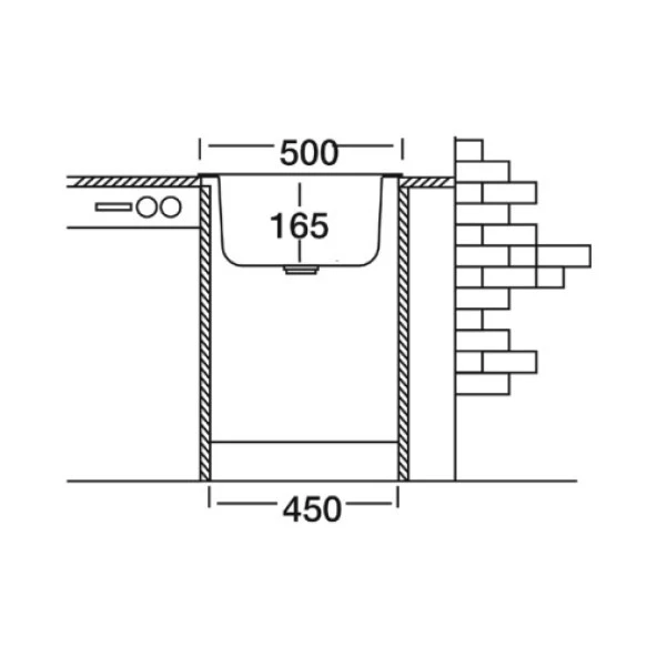 Gürçay Paslanmaz Çelik Evye 40*50 cm - 3