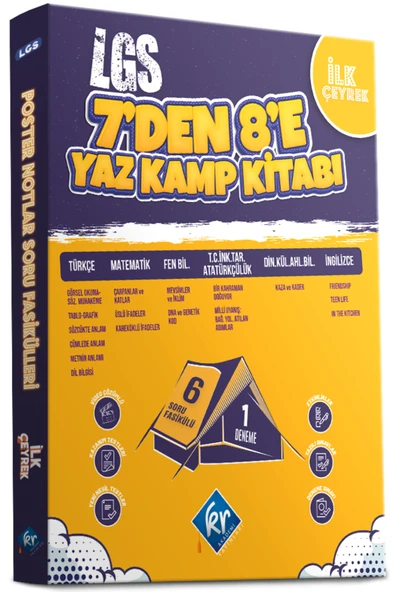 LGS 7'den 8'e Yaz Kamp Kitabı (Tüm Dersler)