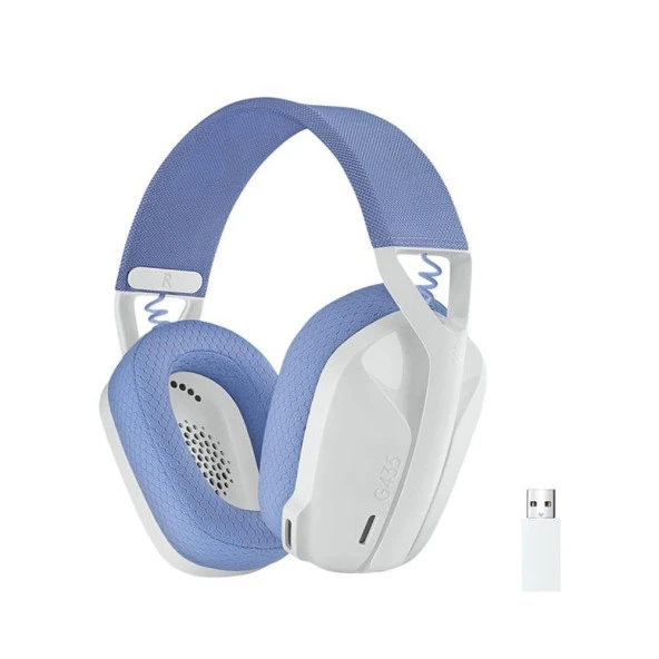 Logitech G435 Lightspeed Kablosuz Gaming Kulaklık - Beyaz 981-001074 ürün görseli 1