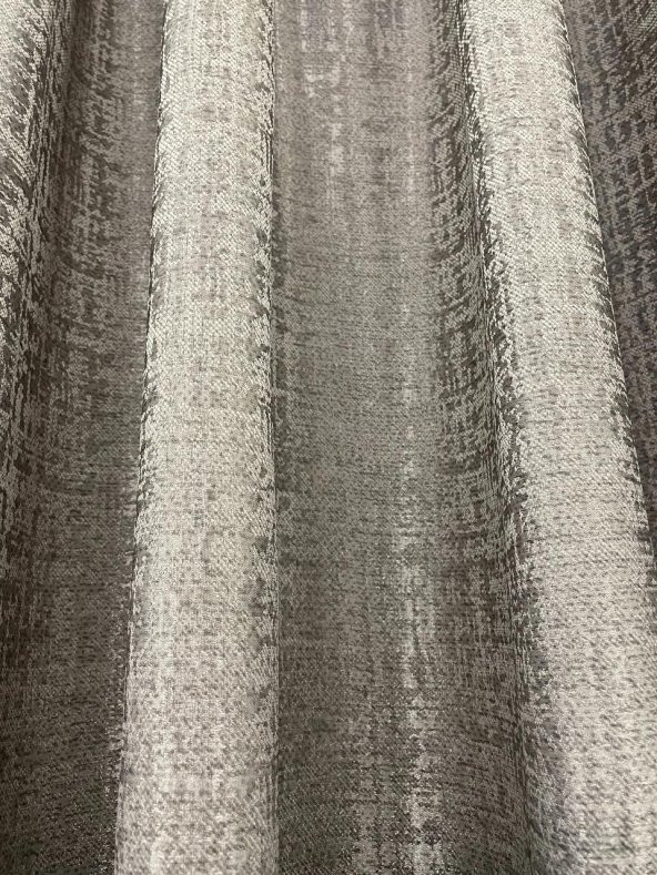 Keten Zemin Ekose Desen 1/2,50 Pile Fon Perde Yeşil 70 x 260 - 4