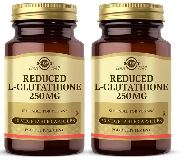 Solgar Reduced L-Glutathione 250 mg 30 Kapsül 2 Adet ürün görseli 1