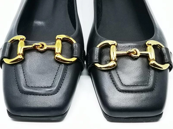 Janestt Kadın Hakiki Deri Babet 432-22057 - 4