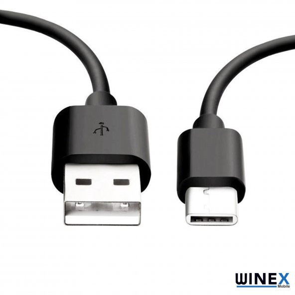 Winex DN930 USBA to Type-C Data ve Şarj Kablosu Siyah - 4
