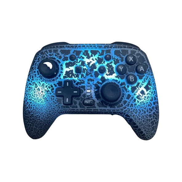 YUES Switch Pro Controller Oyun Kolu Joystick Işıklı Siyah (NİNTENDO SWİTCH /SWİTCH LİTE / PC / ANDROİD UYUMLU) - 1