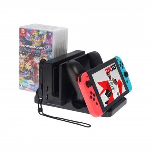 YUES Switch Stand Joy-Con Şarj Standı Oyun Bölmeli - 2