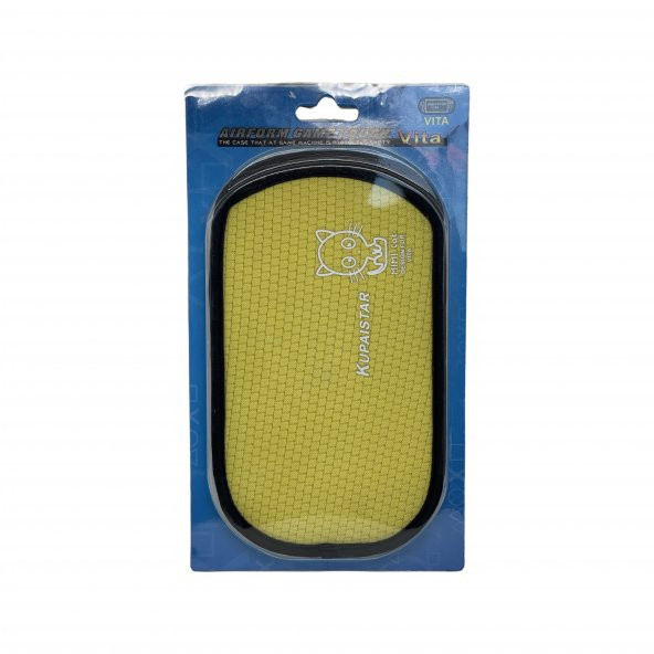YUES PS Vita Soft Çanta Kılıf + Bileklik Sarı - 1