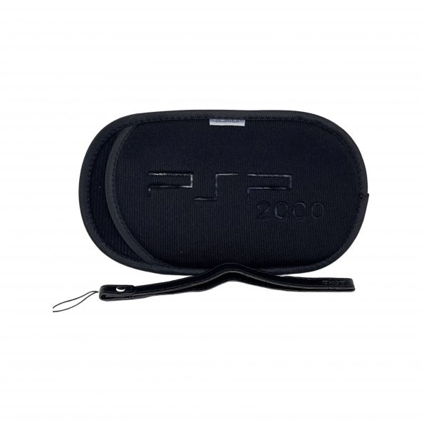 YUES PSP 2000/3000 Soft Çanta Kılıf + Bileklik Siyah (PSP 2000/3000 Uyumlu) - 2