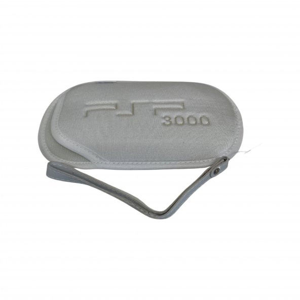 YUES PSP 2000/3000 Soft Çanta Kılıf + Bileklik Beyaz (PSP 2000/3000 Uyumlu)