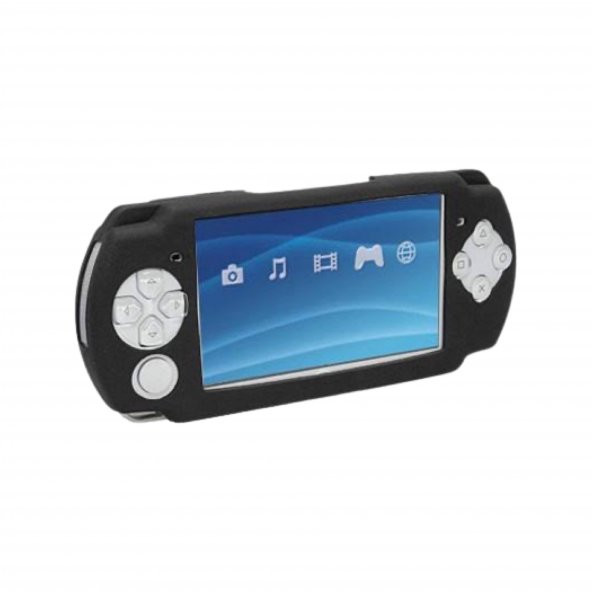 YUES PSP 2000/3000 Silikon Koruyucu Kılıf (PSP 2000/3000 Uyumlu) Siyah