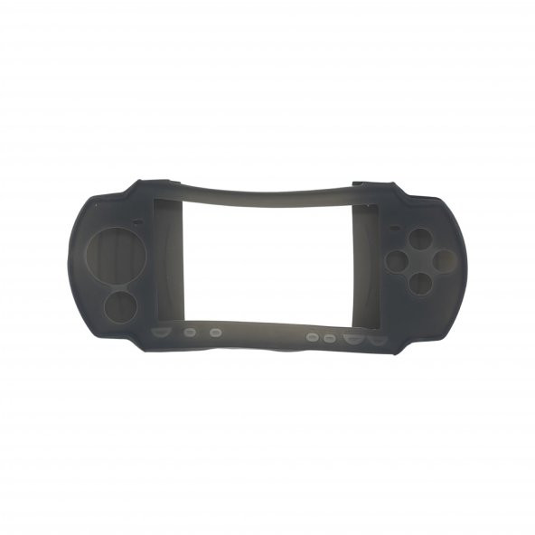 YUES PSP 2000/3000 Silikon Koruyucu Kılıf (PSP 2000/3000 Uyumlu) Siyah - 3