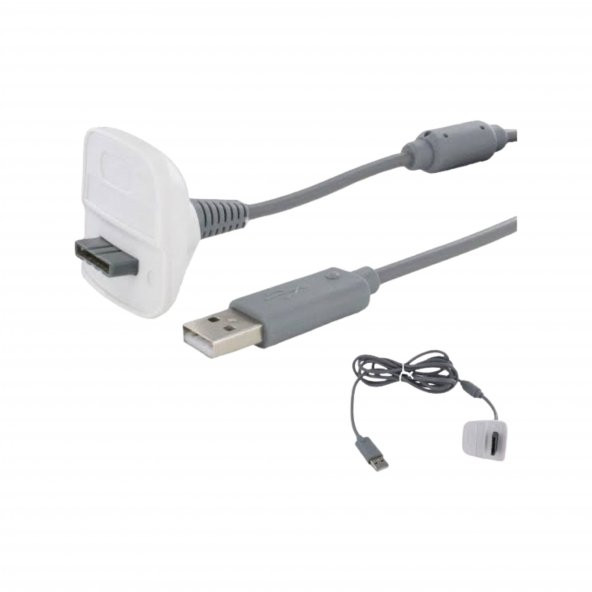 YUES Xbox 360 Gamepad Oyun Kolu USB Şarj Kablosu - 2