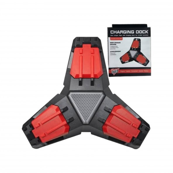YUES Xbox One Controller  PS4 Josytick Şarj Standı Işıklı Üçlü (Xbox One/One S Gamepad / PS4 Joystick Uyumlu) - 2