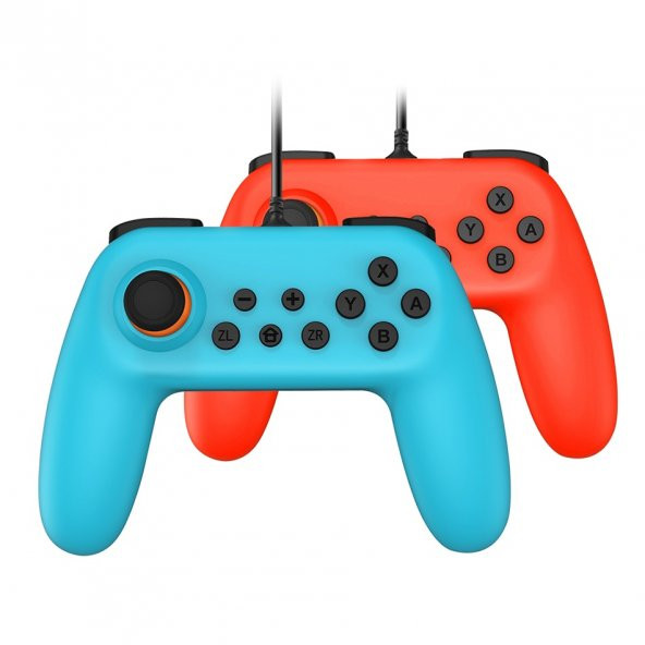 YUES Switch Joystick Kablolu Pro Controller Oyun Kolu 2 Adet (Switch / Switch Lite / Switch Oled Uyumlu)