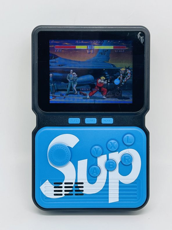 YUES Retro YS3 900 Oyunlu El Atarisi Oyun Konsolu TV Uyumlu Mavi - 2