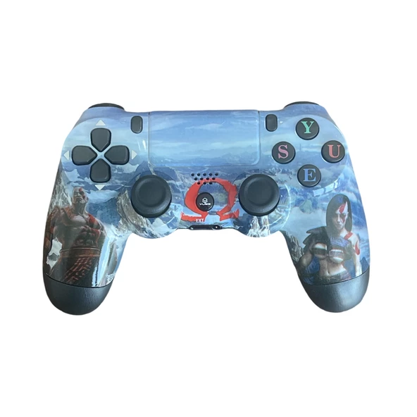 YUES Ps4 Uyumlu Dualshock 4 Kablosuz Joystick Oyun Kolu God Of War