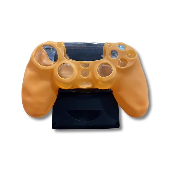 Ps4 Joystick Silikon Kılıf Dualshock Koruyucu Kılıf Turuncu