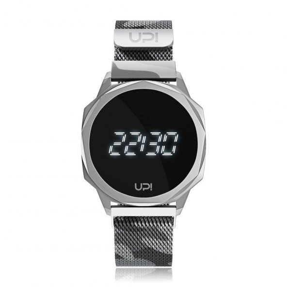 Upwatch Icon Silver Kamuflaj Loop Band Unisex Kol Saati