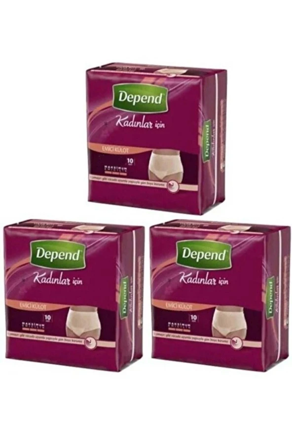 Depend Hasta Bezi Külot Kadın Xlarge 30 Adet ürün görseli