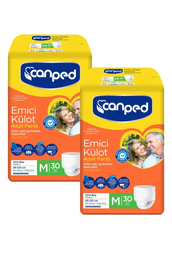 Canped Emici Külot Orta Boy Medium 60 Adet ürün görseli