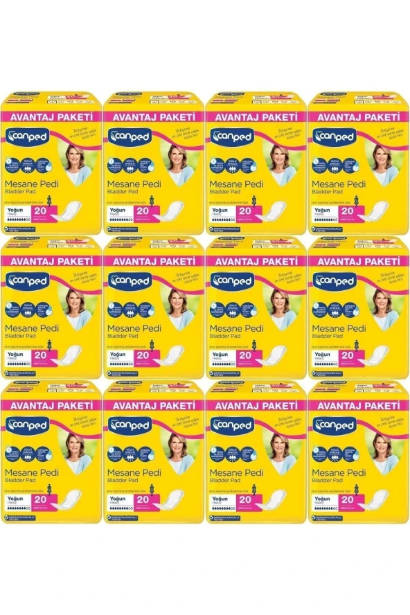 Canped Mesane Pedi Avantaj Paket Klasik L-büyük Boy Normal 240 Adet ürün görseli