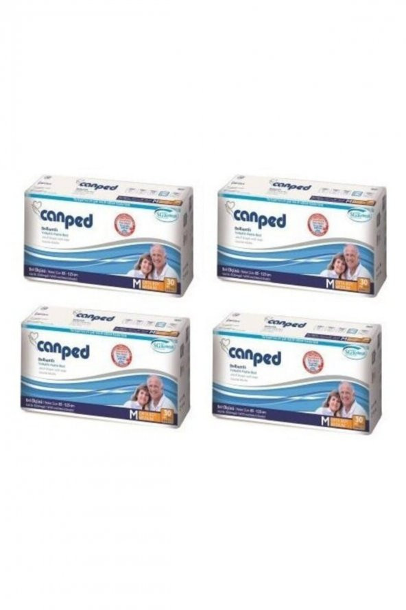 Canped Belbantlı Hasta Bezi Orta Medium 120 Adet ürün görseli