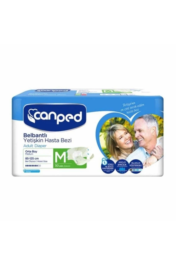 Canped Hasta Bezi Orta Polietilen 30'lu X2