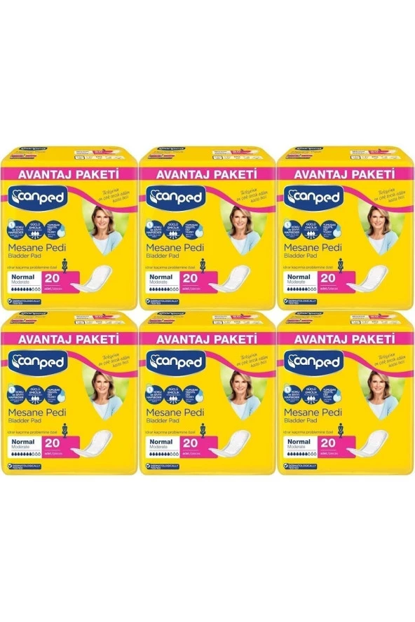 Canped Mesane Pedi Avantaj Pk Klasik M-0rta Boy Normal 120 Adet