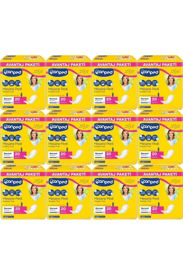 Canped Mesane Pedi Avantaj Pk Klasik M-orta Boy Normal 240 Adet