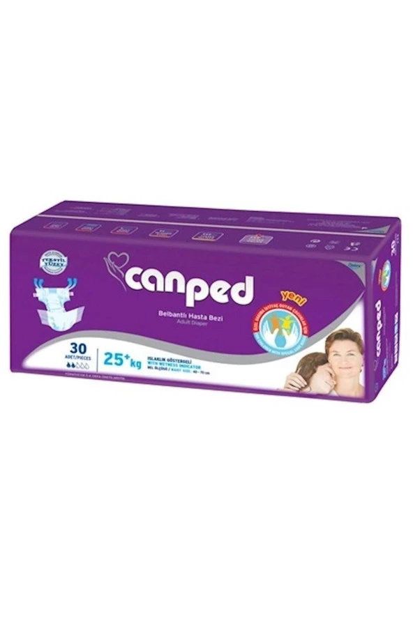 Canped Hasta Bezi Çocuklar Için Bel Bantlı 6 Lı Set 180 Adet Xs (6pkx30) - Resim 2