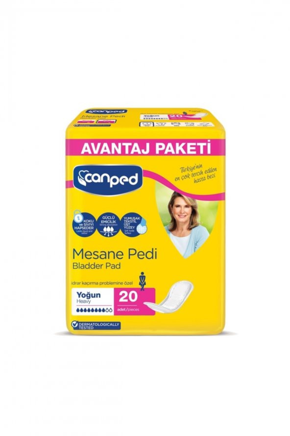 Canped Büyük Boy Yoğun Mesane Pedi 20x4 80 Adet - Resim 2
