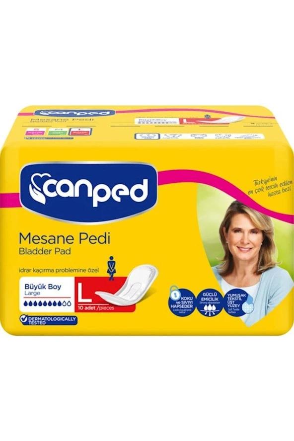 Canped Mesane Pedi Klasik 6 Lı Set L-büyük Boy 60 Adet (6pkx10) - 2